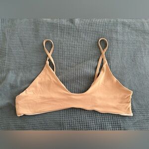 Boys + Arrows Cream Bikini Top